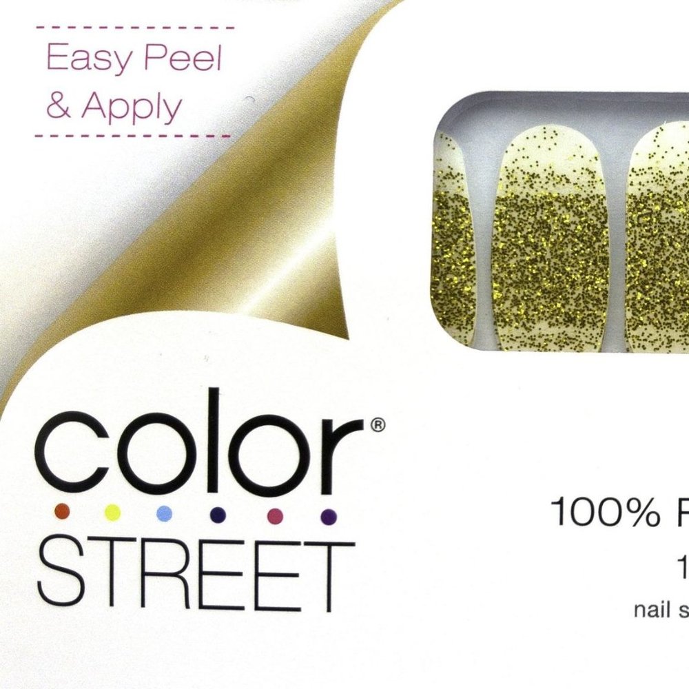 Color Street Nail Strips - Golden Girly
